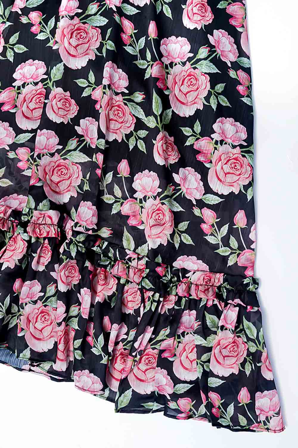 Long Shirred Dress for Girls