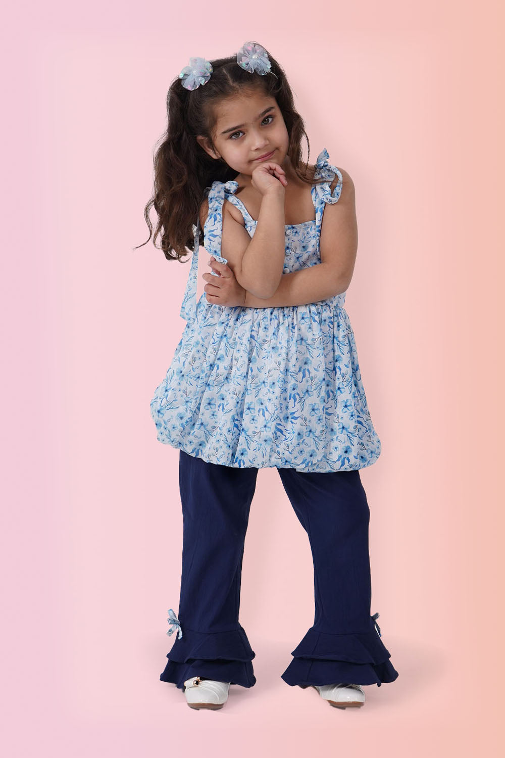 Top and Trouser Set for Girls