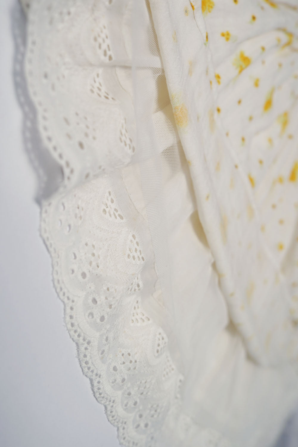 Girls Printed Lace Dress