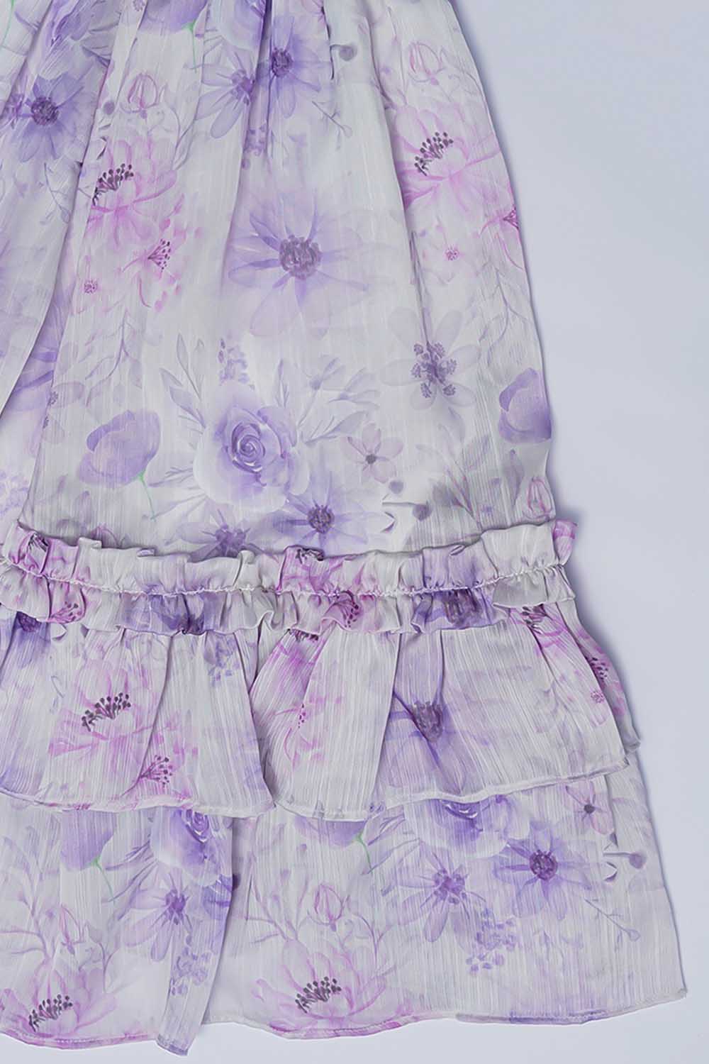 Petal Glow Dress for Girls