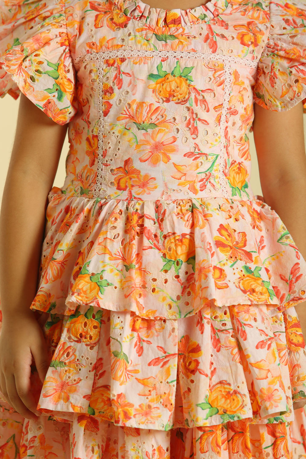 Lily Embroidered Flared Dress