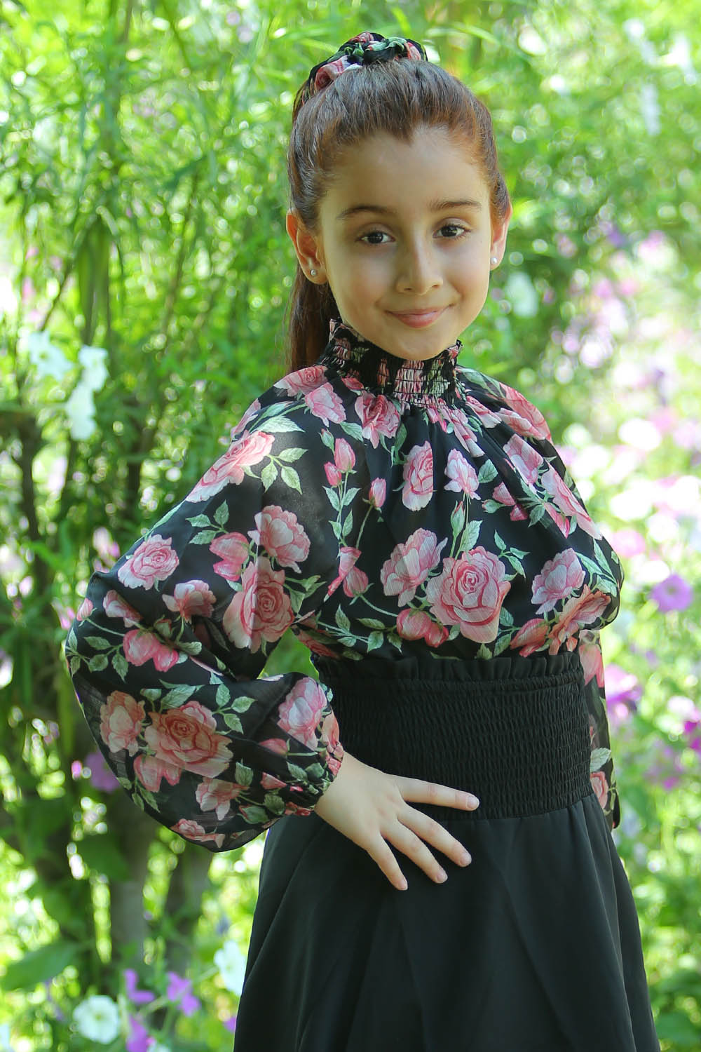 top and skirt sets for girls