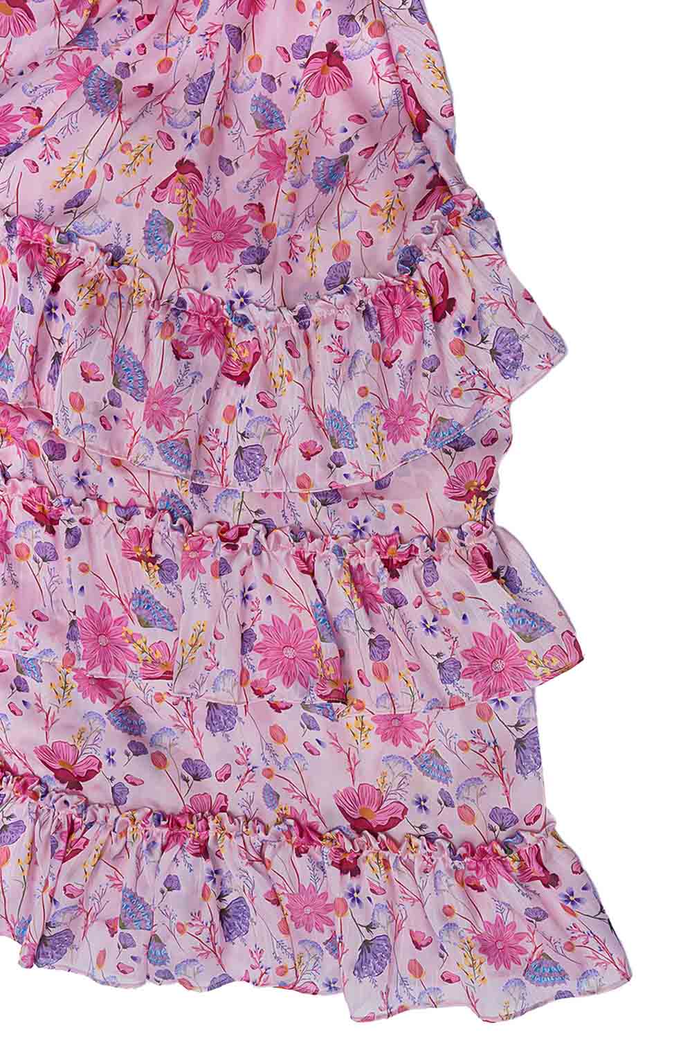 Tiered dress for girls