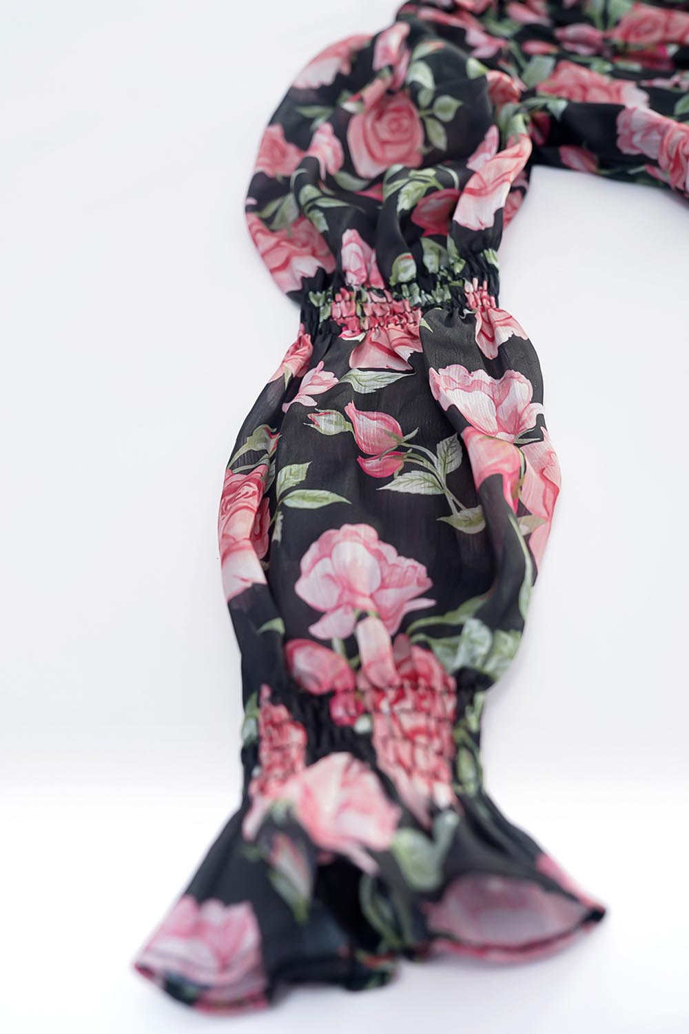 Long Shirred Dress for Girls