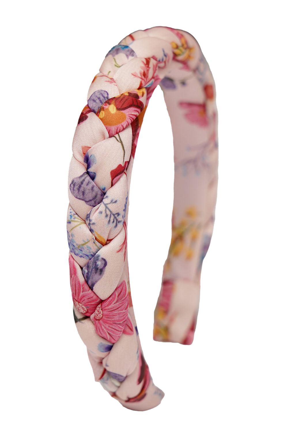 Floral braid headband for girls