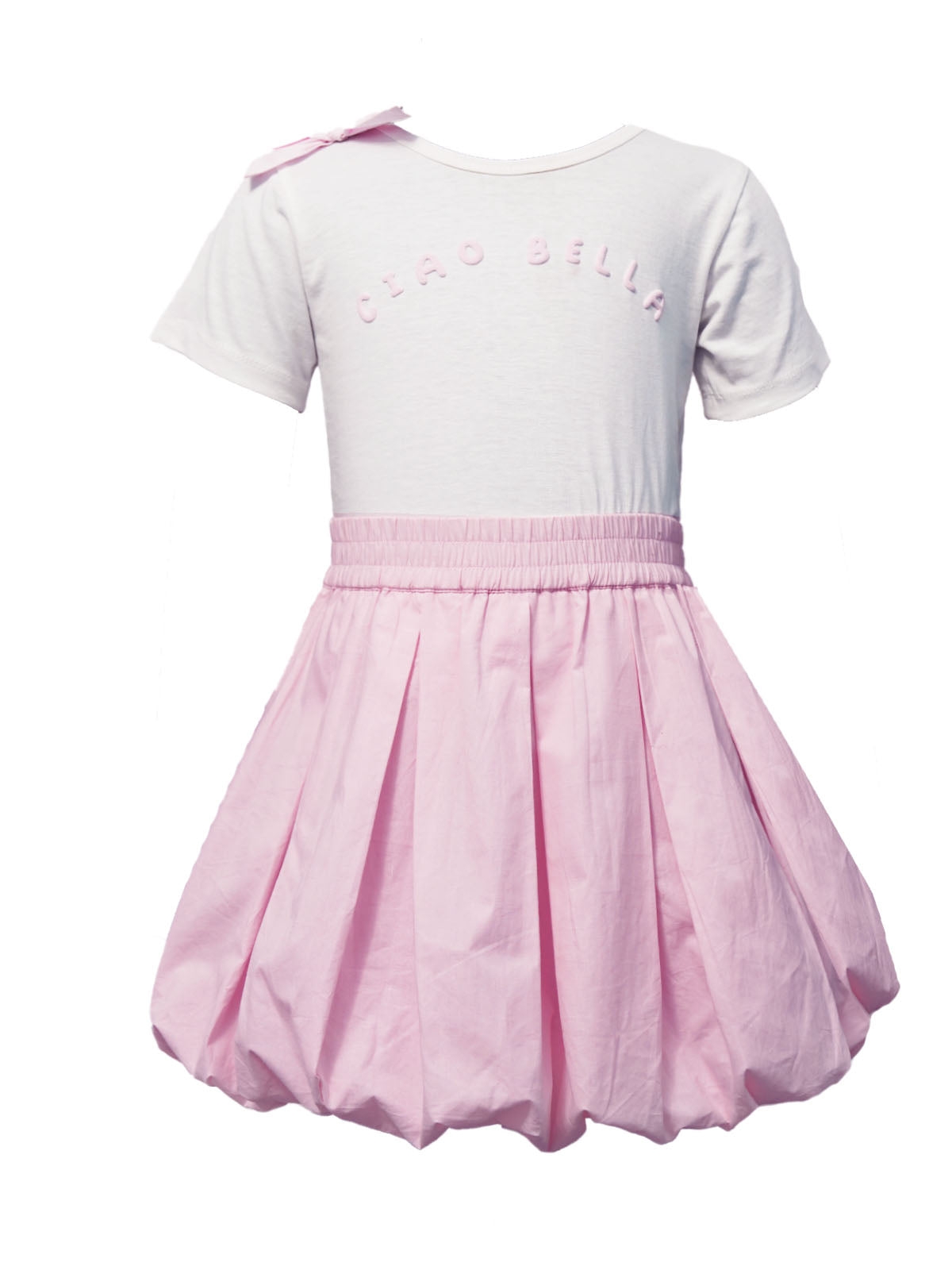 Tee and skirt set for girls