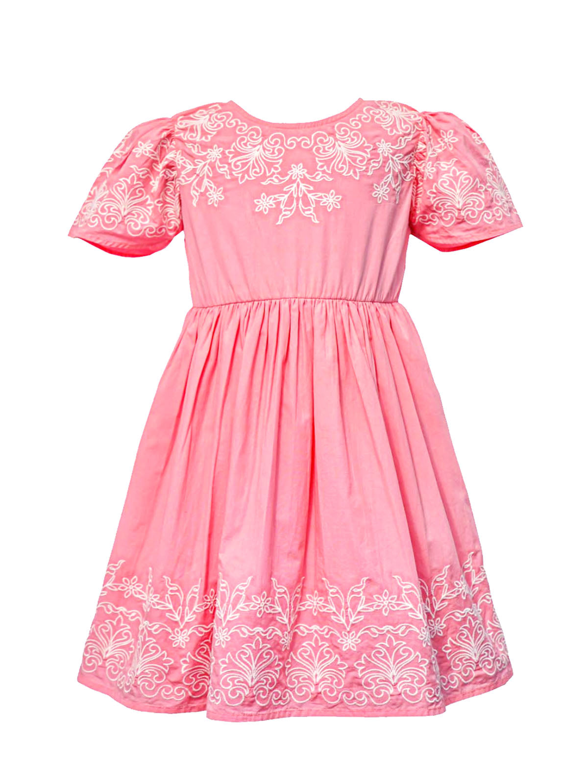 Girls Embroidered Dress