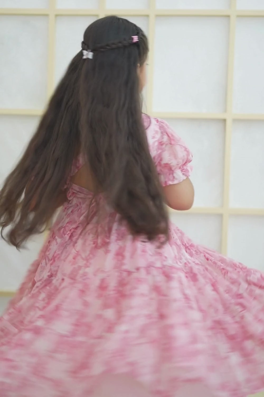 Charm Long Flared Dress