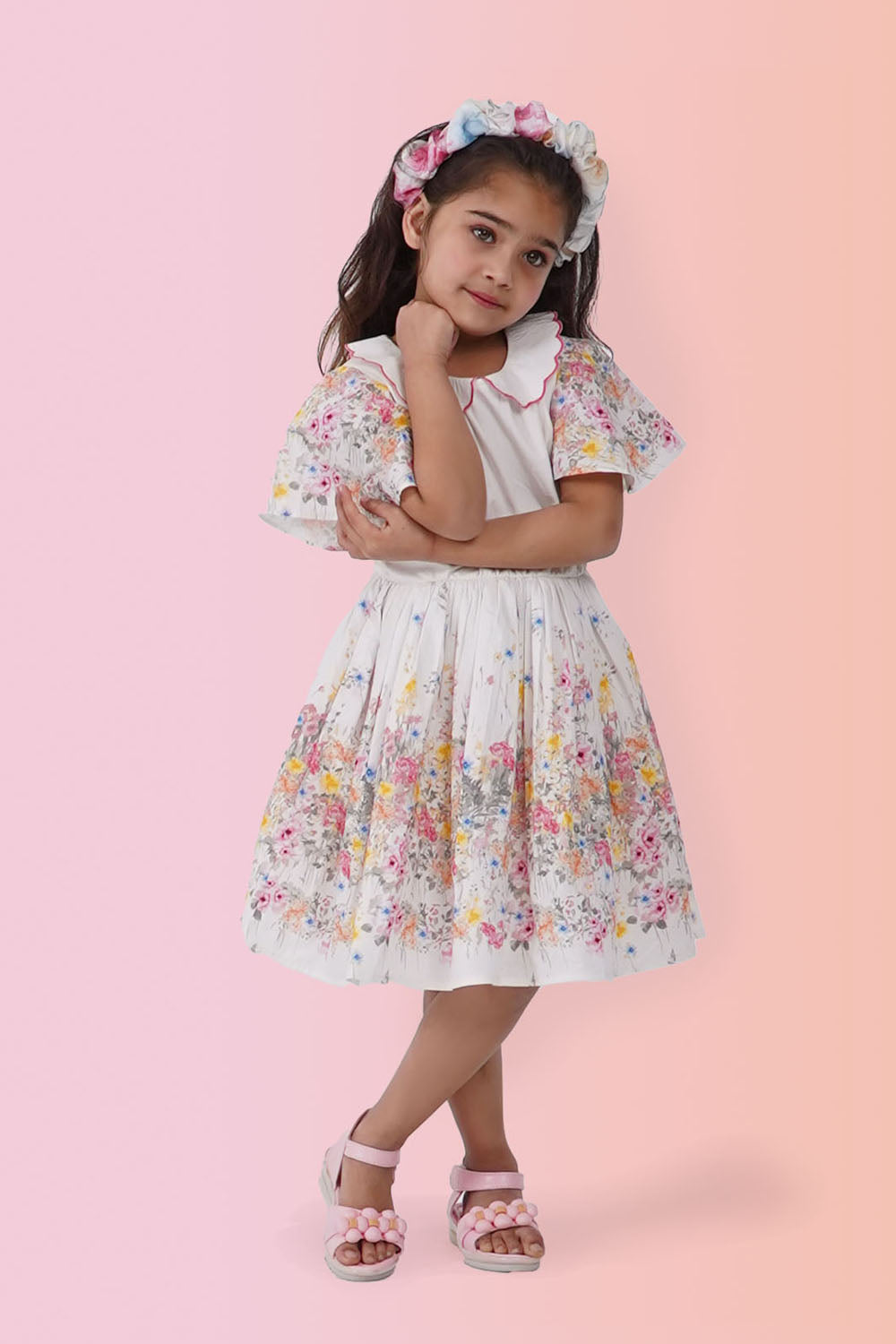 Flutter Sleeves Dress